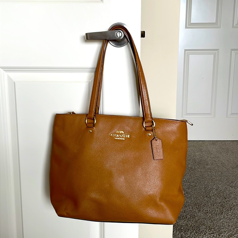 Coach Tote- Tan